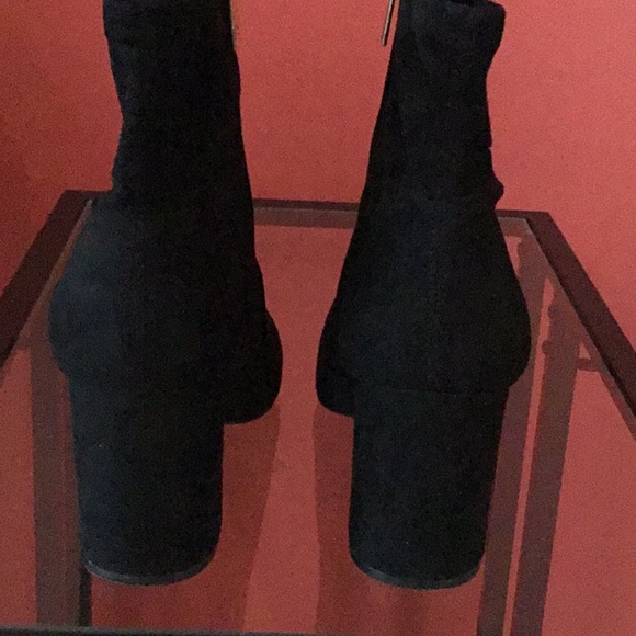 Unisa Black Fabric Ankle Boots - Picture 7 of 14